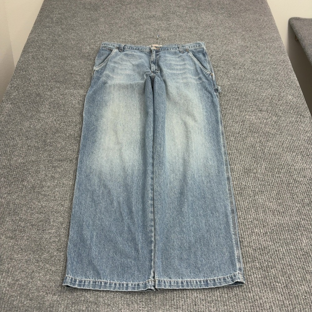 Vintage Canyon River Blues Carpenter Jeans Mens 38x32 Blue Denim Wide Leg Y2K
